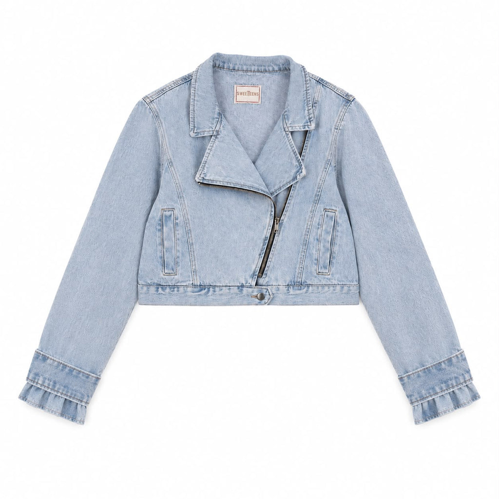 Campera denim Biker