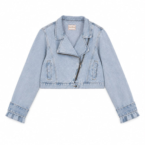 Campera denim Biker